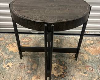 Round accent table $65.00