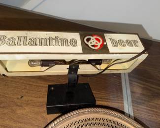 Ballantine beer sign