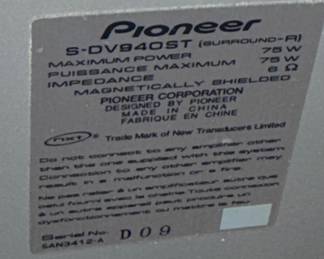 S-DV940ST Pioneer system