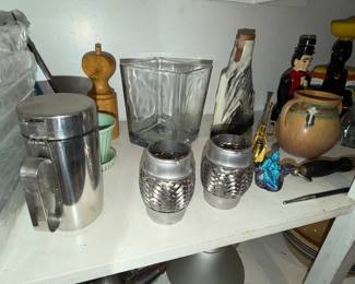 Roseville vase and other fun collectibles