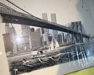 Brooklyn Bridge by Delbert Duchein (circa 1980)