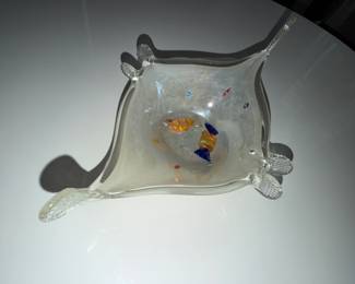 Murano bowl with Millefiori accents