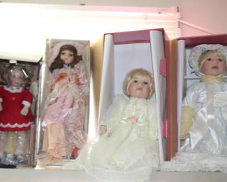 Ashton Drake J Misa and Paradise Gallery Porcelain Dolls