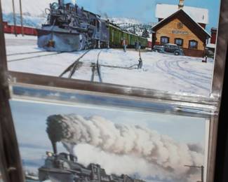 Unused Train and Scenic Greeting Cards, Hundreds 10