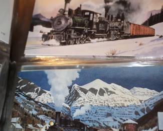 Unused Train and Scenic Greeting Cards, Hundreds 9