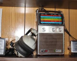 GE Radio Clock, Panasonic Rhapsody Radio, Digital TV Tuner Recorder