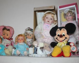 Mickey Mouse, Various Dolls
