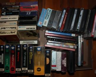 DVDs and VHS Taes