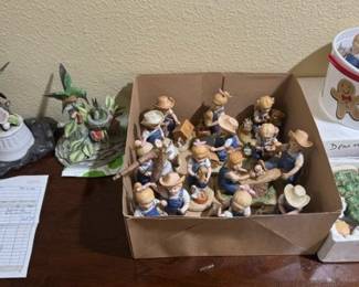 Figurines Blue Jean Babies and Misc