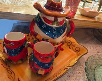 Chili Pepper Mugs & Pitcher