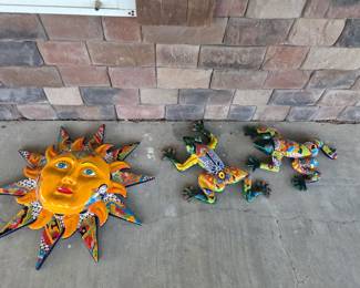 Mexican Talavera Yard Art
