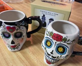 Skull Mugs & Salt / Pepper Shakers