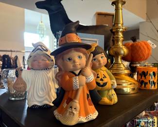 Porcelain Halloween Figurines
