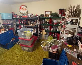 Entire room dedicated to seasonal decor