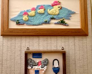 Vintage bathroom decor