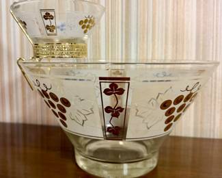 Vintage chip/dip owl set