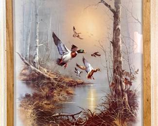 Framed Duck Artwork