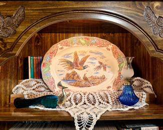 Vintage Avon bottles/Pheasant Decorations