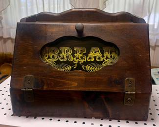Vtg Bread Box