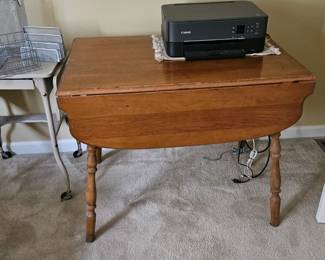 ANTIQUE dropleaf and Cannon printer/scanner/copier