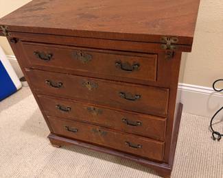 Flip Top Antique Desk
