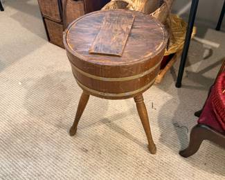 Antique Sewing Storage
