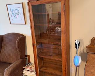 Solid Wood Display Cabinet
