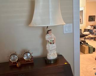 Ceramic Figure Lamp