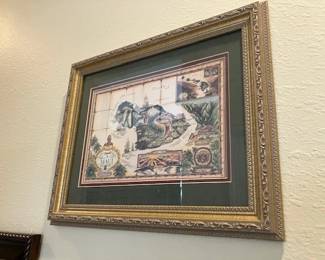 Maui map, frames