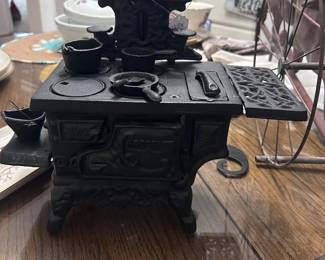 Antique mini cast stove