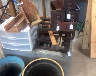 Antique wood collection