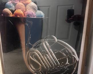 Julius Friedman ice cream Louisville orchestra poster in frame