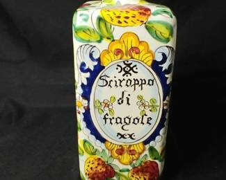 Ceramiche Artistiche Hand Painted Vase Made in Italy