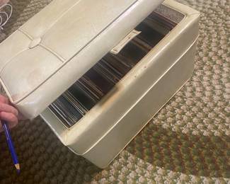 Album storage Ottoman