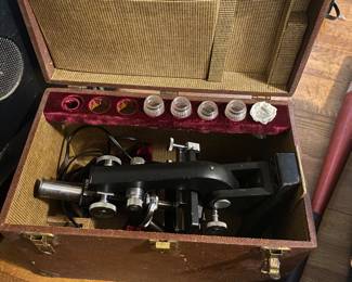Vintage microscope 