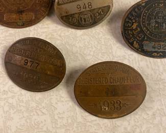 1920’s and 30’s Georgia chauffeur pins