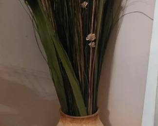 Tin Canister  ' Artificial Plant 