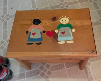 Hand Painted Stool