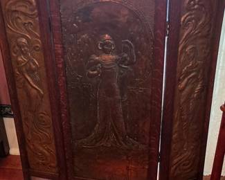 Antique Fireplace Screen