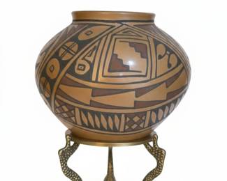 Mata Ortiz Polychrome Pottery Olla