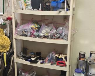 HeavyDuty Plastic Garage Storage Shelving Unit