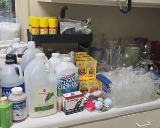 Estate Lot Assorted Household Goods and Supplies