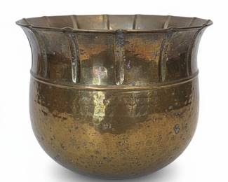 Vintage Brass Planter or Jardiniere