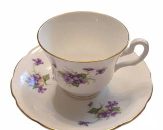Royal Albert Violets Teacup and Saucer