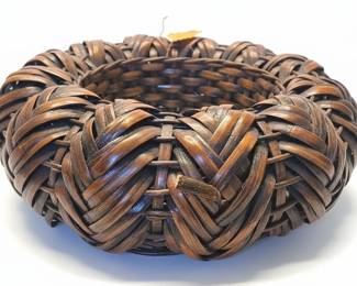 Woven Bamboo Ikebana Basket