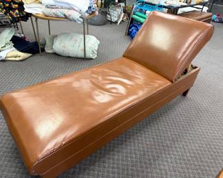 $400 Leather Chaise Lounge