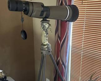 spotting scope and stand