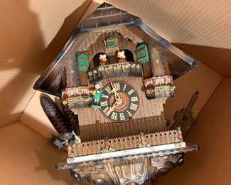 Vintage German/Swiss cuckoo clock