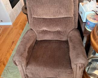 Matching set of two brown recliners