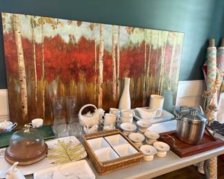 Art, serving dishes 